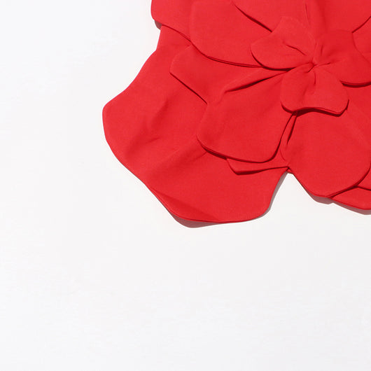 Top Tubo Backless con Flores 3D - Image 37