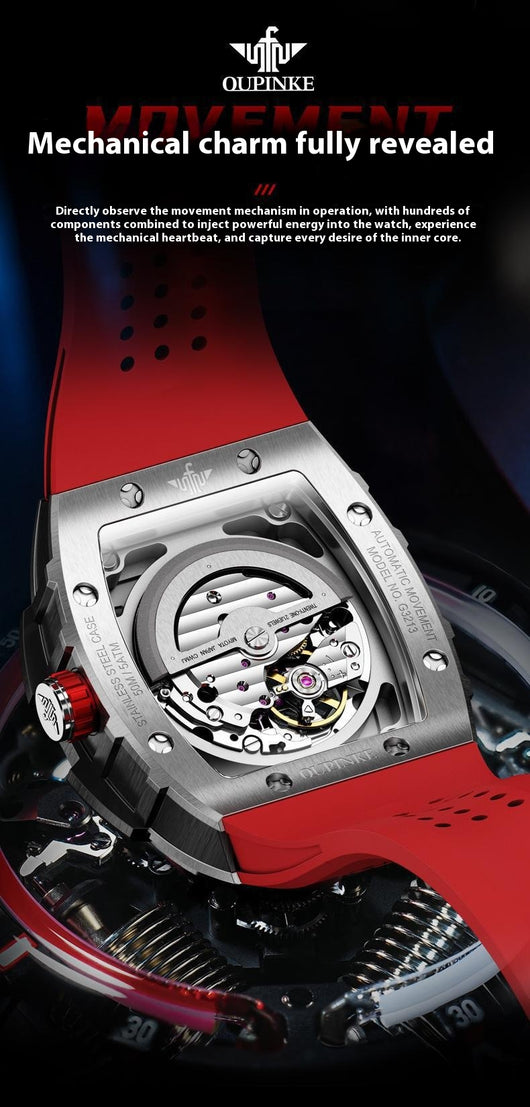 Reloj Mecánico Suizo para Hombre - Diseño Moderno y Versátil - Image 11