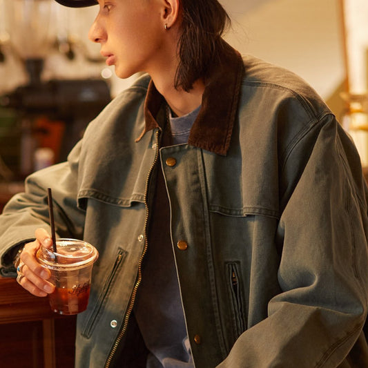 Chaqueta de Trabajo Estilo Americano en Algodón - Image 2