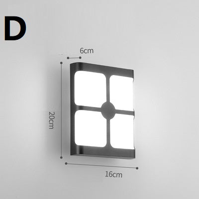 Lámpara de Pared Exterior Impermeable y Moderna - Image 9