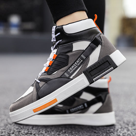 Zapatillas Deportivas de Caña Alta para Hombre con Plataforma Elevada - Image 9