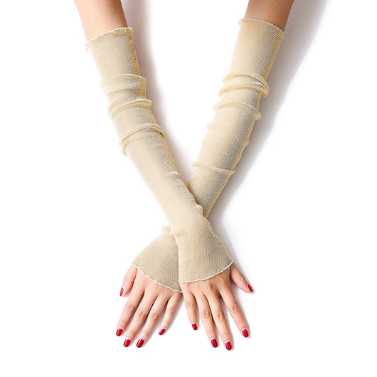 Protectores de Brazos en Encaje Ice Silk para Mujer - Guardabrazo Fresco para Conducir - Image 29