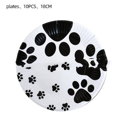 Juego de Vajilla Temática Patitas para Fiesta de Cumpleaños - Image 15