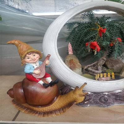 Decoraciones de Caracol de Resina para Jardín y Exterior - Image 4