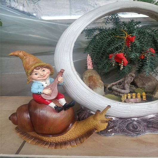 Decoraciones de Caracol de Resina para Jardín y Exterior - Image 4