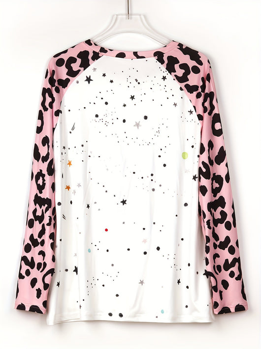 Playera Navideña Estampada Talla Grande para Mujer, Manga Larga - Image 38