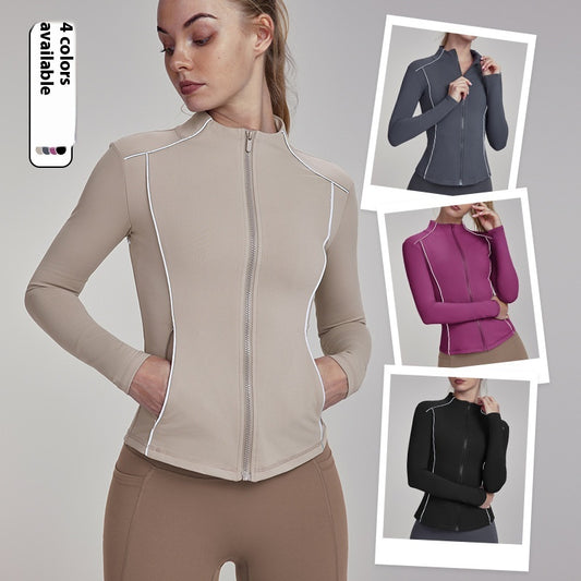Abrigo Yoga Térmico para Mujer con Forro Polar y Diseño Reductor