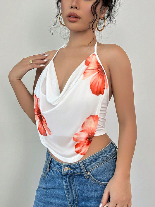 Blusa Halter Estilo Vacacional Hot Girl - Image 7