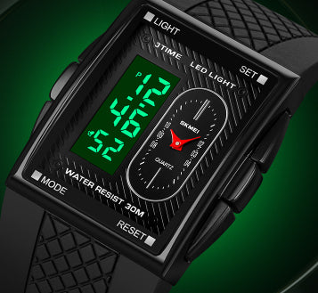 Reloj Deportivo Inteligente Dual para Estudiantes - Resistente al Agua - Image 3