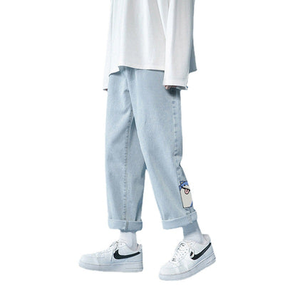 Pantalones Casuales de Mezclilla Clara para Hombre - Image 19