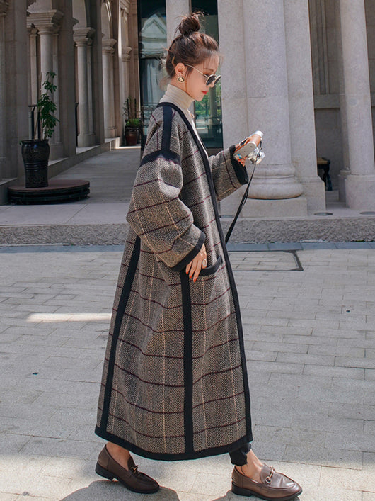 Abrigo Tweed Casual de Largo Medio - Image 5