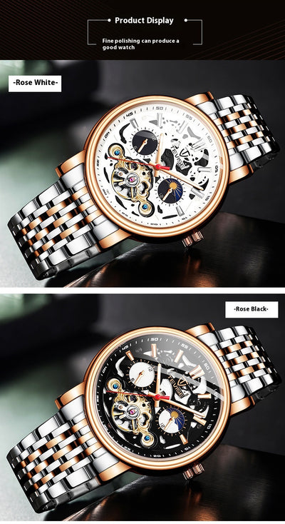 Reloj Mecánico Tourbillon de Moda con Luminiscencia y Resistencia al Agua - Image 13