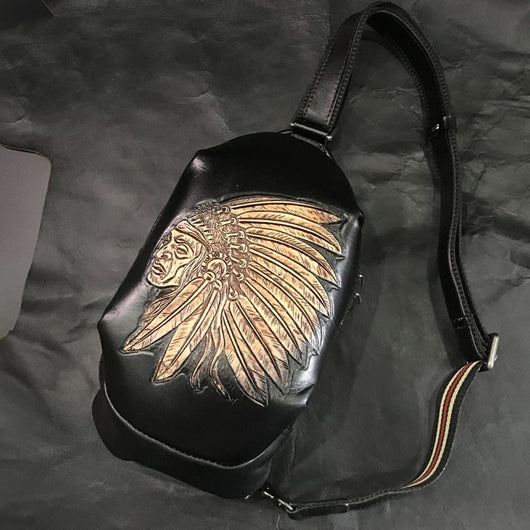 Bolso Bandolera de Cuero Genuino Estilo Vintage - Image 7