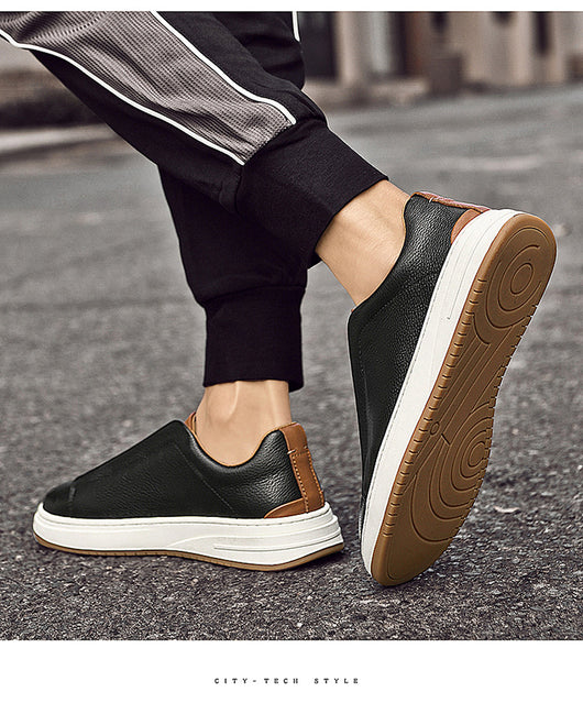 Zapatos Casuales de Cuero Genuino Nobuk - Slip-on Cómodos - Image 16