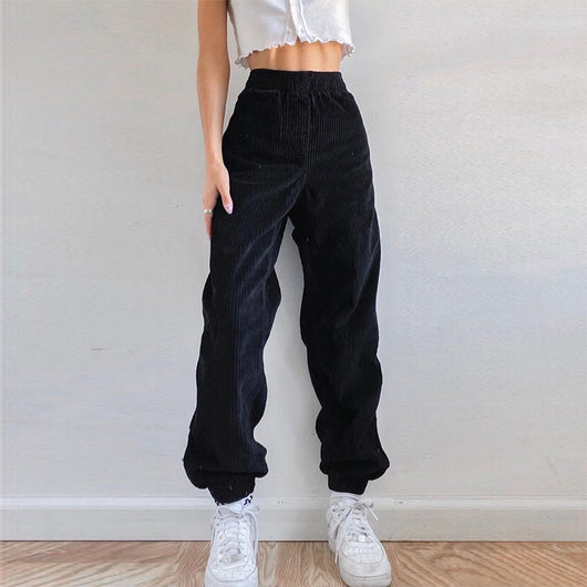 Pantalones Casuales de Cintura Alta para Mujer - Image 11