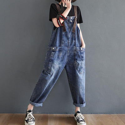 Overoles para Mujer: Diseño Holgado y Ajustado Estudiante - Image 4