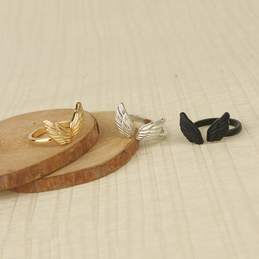 Anillo de Alas de Ángel Punk en Aleación - Image 8