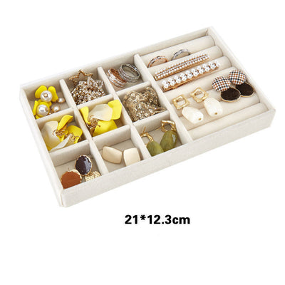 Organizador de Joyas Grande en Franela con Compartimentos para Accesorios - Image 14