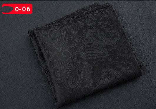 Pañuelo Cuadrado Retro con Bordado Texturizado para Hombre - Image 28