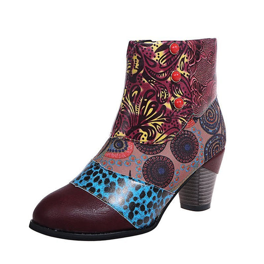 Botas Martin Bohemias Estilo Étnico para Mujer - Image 3