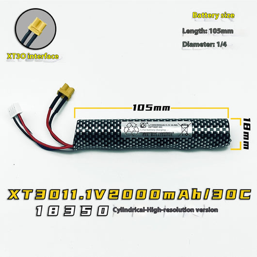 Pistola de Juguete de Aire Suave con Batería de Litio 7.4V-11.1V - Image 9