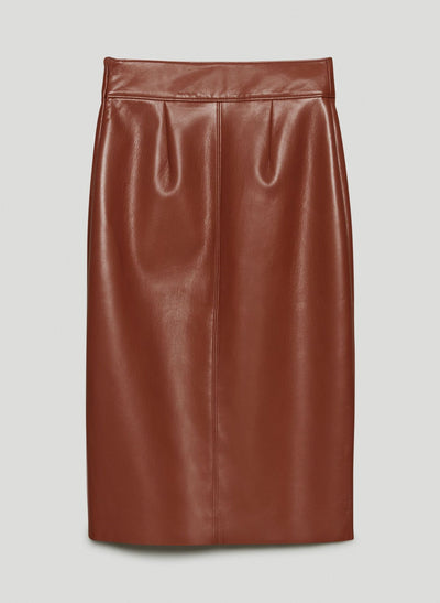 Falda de Cuero Versátil Estilo Francés para Mujer - Image 6
