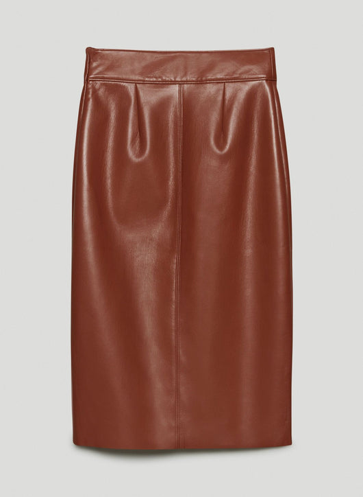 Falda de Cuero Versátil Estilo Francés para Mujer - Image 6