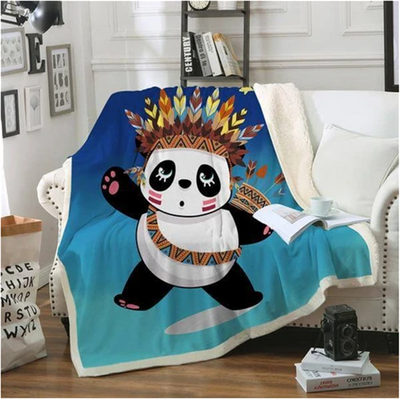 Manta de Franela Serie Panda - Image 11
