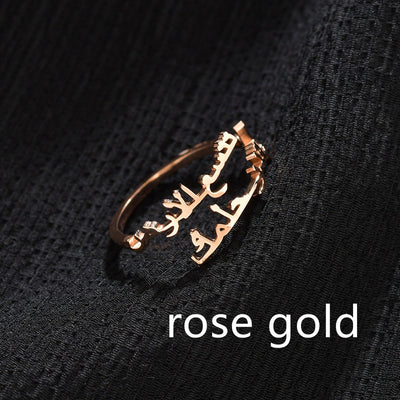 Anillo de Acero Titanio Personalizado con Nombre - Image 7