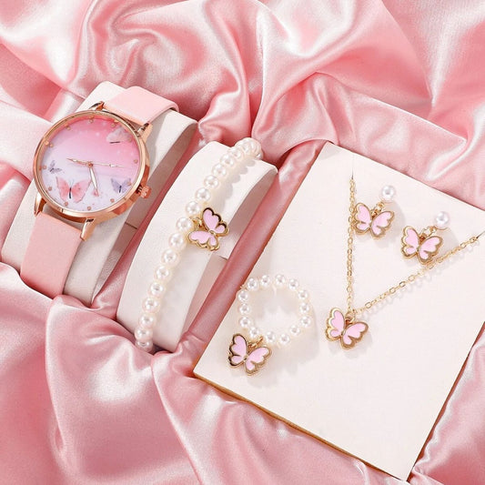 Reloj Pulsera de Moda para Mujer - Conjunto Elegante - Image 2