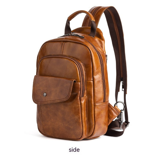 Bolsa de Viaje Multifuncional para Hombre en Cuero Genuino - Image 12