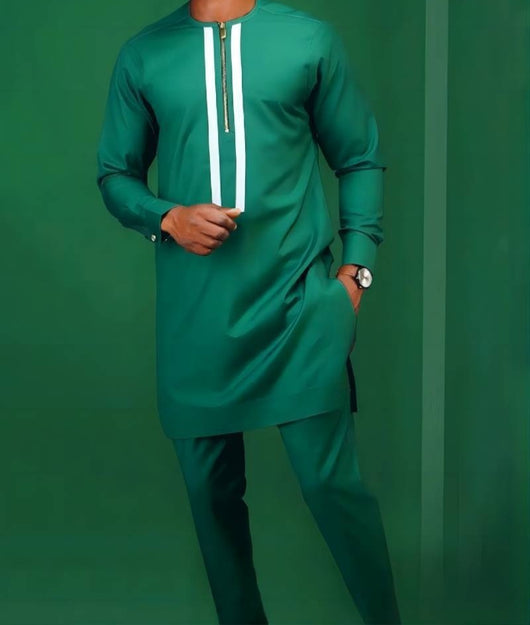 Traje Africano Elegante para Hombre - Conjunto Digital de 2 Piezas - Image 6