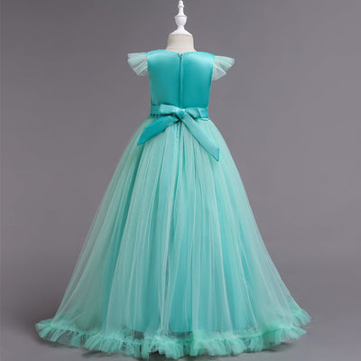 Vestido Elegante Infantil de Verano para Presentaciones de Piano - Image 17