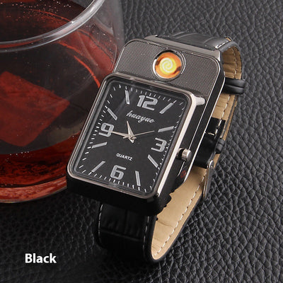 Encendedor Inteligente USB Tipo Reloj de Pulsera para Hombre - Image 3
