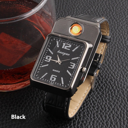 Encendedor Inteligente USB Tipo Reloj de Pulsera para Hombre - Image 3