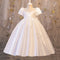 Vestido de Princesa de Satén Coreano para Bebé de 1 Año