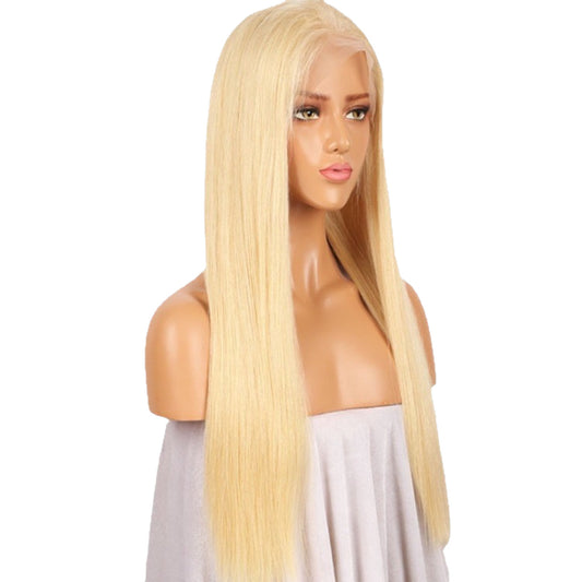 Peluca Rubia 613 Encaje Completo Cabello Natural 180 Densidad - Image 2