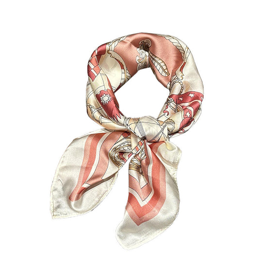 Pañuelo Floral de Seda Artificial para Mujer - Image 5