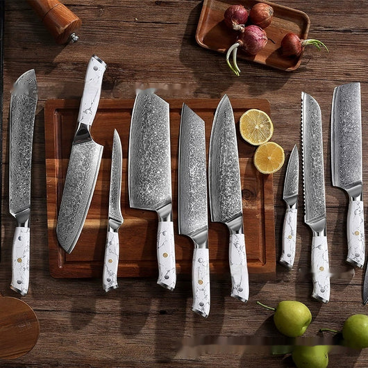 Cuchillo Chef Damasco Multiusos para Cocina Profesional