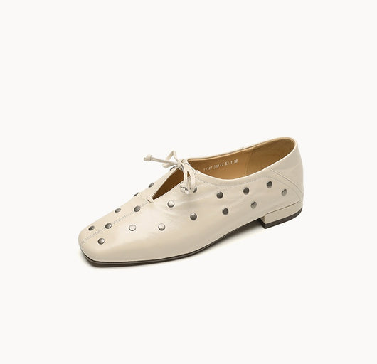 Zapatos Mary Jane de Cuero con Remaches - Elegancia Primaveral - Image 20