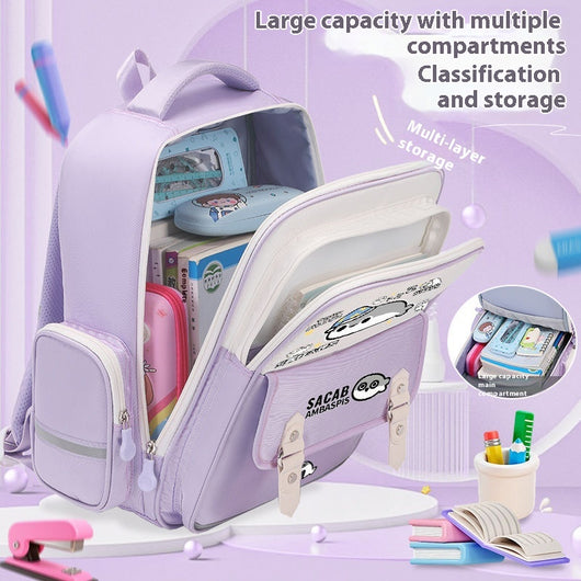 Mochila Escolar Ergonómica Turtle - Gran Capacidad y Alivio de Carga - Image 4