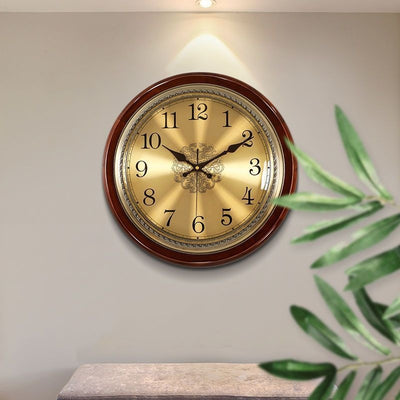 Reloj de Pared Elegante en Madera Maciza - Diseño Moderno Cuarzo - Image 8