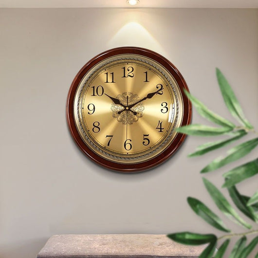 Reloj de Pared Elegante en Madera Maciza - Diseño Moderno Cuarzo - Image 8