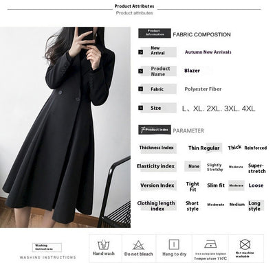 Abrigo Trench Coat Largo Talla Grande para Mujer - Colección Otoño - Image 16
