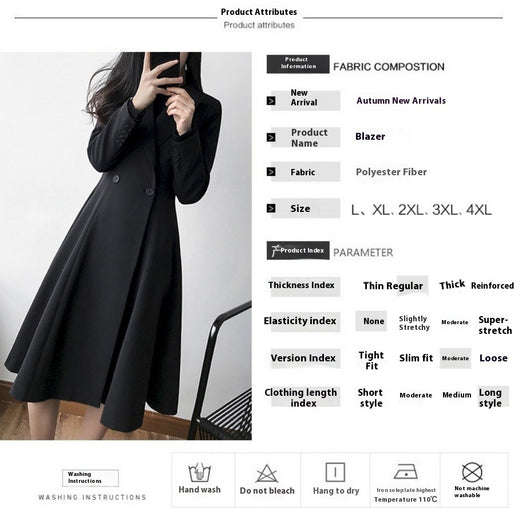 Abrigo Trench Coat Largo Talla Grande para Mujer - Colección Otoño - Image 16