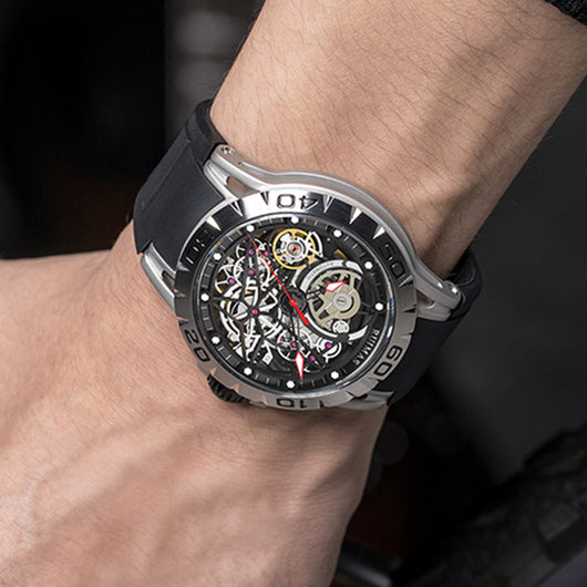 Reloj Mecánico Automático con Correa de Silicona - Image 10