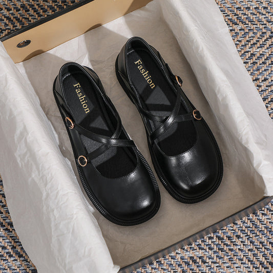 Zapatos Escolares Estilo Uniforme JK Japonés para Mujeres