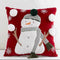Ball Snowman Pillow With Core Estándar Item