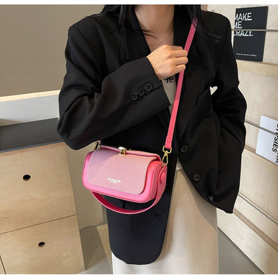 Bolso Mensajero Minimalista de Cuero para Mujer - Image 16