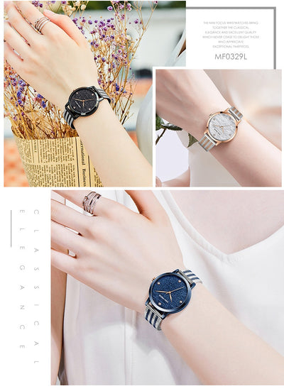 Reloj Silk Dial con Malla de Diamantes - Image 17